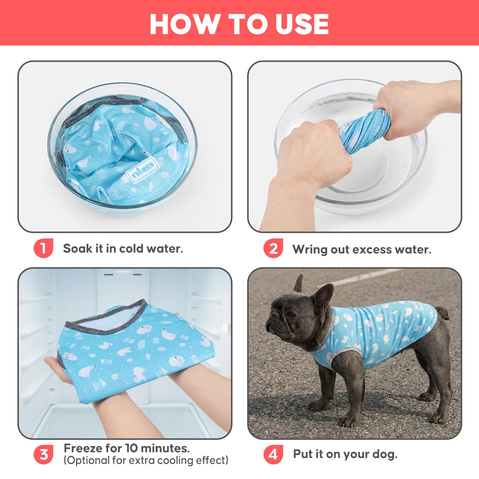 Amazon.com : KYEESE 2Pack Dog Cooling Shirt, Breathable Dog Shirt